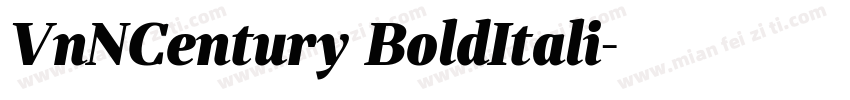 VnNCentury BoldItali字体转换